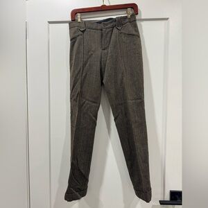 Ralph Lauren Women's Brown Straight Leg Pants